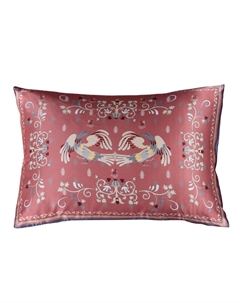 Наволочка Сказки Мезенская роспись в вишнёво-ягодном 50х70см Mollen