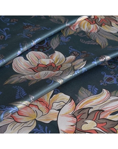 Наволочка Сказки. Лазоревый цветок в темно-бирюзовом, сатин Mollen