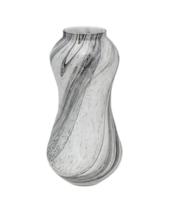 Ваза из цветного стекла Эбру 30см Вещицы