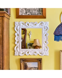 Зеркало Iris, цвет белый Moroshka