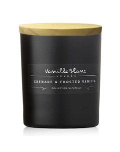 Свеча ароматическая в стекле Naturelle Гранат и ванильная пудра Vanilla blanc