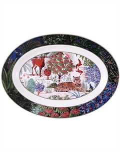 Блюдо овальное Le Jardin Du Palais 37х26см Gien