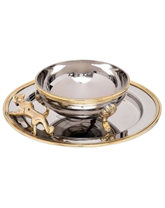 Блюдо с подносом Леопард Garda decor