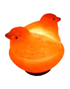 Соляная лампа с диммером Птицы Stay gold