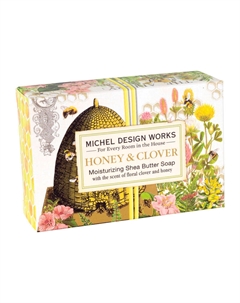 Мыло в подарочной коробке Мёд и Клевер Michel design works