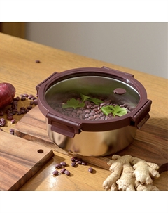 Ланч-бокс 650мл, сливовый Smart solutions