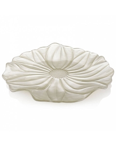 Блюдо Magnolia 37см, слоновая кость Ivv