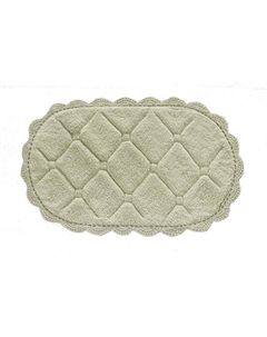 Коврик для ванной кружевной Brianna 60х100см, оливковый Sofi de marko