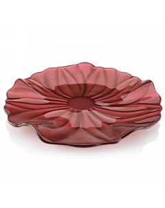 Блюдо Magnolia 37см, цвет красный Ivv