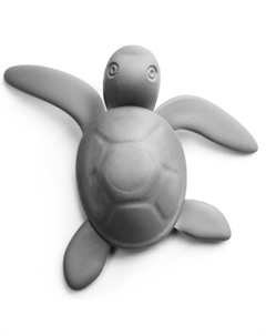 Магнит Save Turtle, темно-серый Qualy