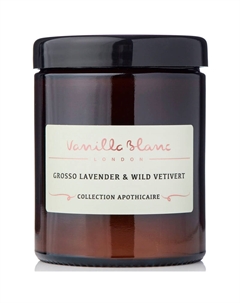 Аромасвеча Лаванда и Дикий ветивер Vanilla blanc