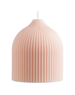 Свеча декоративная Edge 10,5см, цвет бежево-розовый Tkano