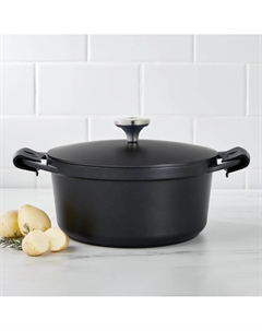 Кастрюля с крышкой Agile 4,2л, цвет черный Maxwell & williams