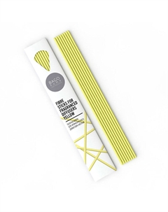 Палочки для ароматического диффузора фибра 23см, цвет желтый Bago home