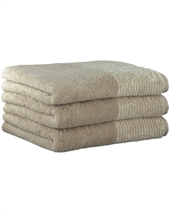 Полотенце махровое Two-Tone 50x100см, цвет песочный Cawo