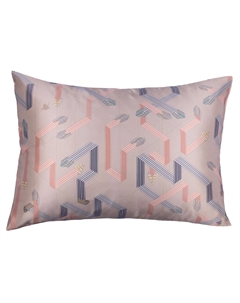 Наволочка 50х70см Геометрия Санкт-Петербурга Чернильница в пудровом Mollen