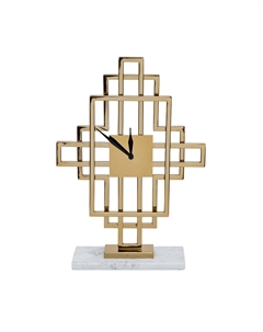 Часы настольные на подставке, золото Garda decor