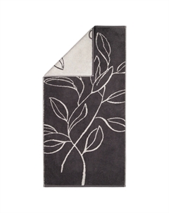 Полотенце махровое Floral 70x140см, цвет серый Cawo