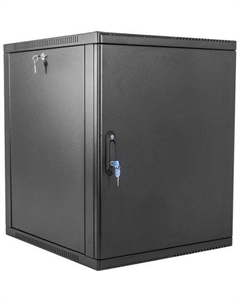 Шкаф коммутационный ЦМО ШРН-15.500.1-9005 настенный, металлическая передняя дверь, 15U, 600x746x529 мм Цмо