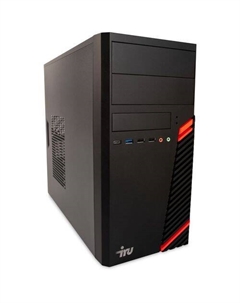 Компьютер iRU Home 310H6SE Intel Core i3 12100, DDR4 8ГБ, 512ГБ(SSD), Intel UHD Graphics 730, FreeDOS, черный Iru