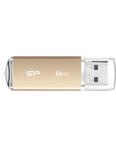 Флешка USB Ultima II-I Series 64ГБ, USB2.0, коричневый Silicon power