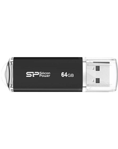 Флешка USB Ultima II-I Series 64ГБ, USB2.0, черный Silicon power