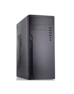 Корпус ATX FL-301-FZ450R-U32, Midi-Tower, 450Вт, черный Foxline