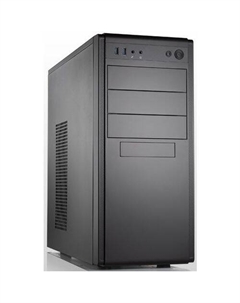 Корпус ATX FL-886-U32, Midi-Tower, без БП, черный Foxline