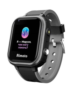 Смарт-часы Aimoto Маруся IQ 4G, 1.44", черный/черный Кнопка жизни