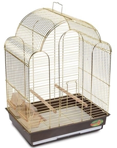 9100G клетка для птиц (золото) (42 х 30 х 56 см.) Триол