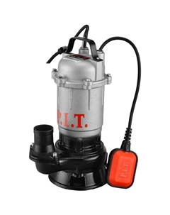 Фекальный насос P.I.T. PSW1100-W2 (1100Вт, с ножом, напор 20м, 250л/мин, чугун, попл.выкл) P.i.t.