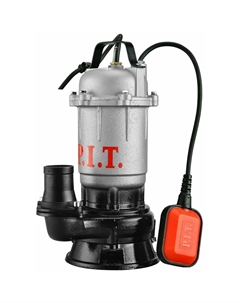 Фекальный насос P.I.T. PSW750-W (750Вт, напор 16м, 166л/мин, чугун, поплавковый выключ.) P.i.t.