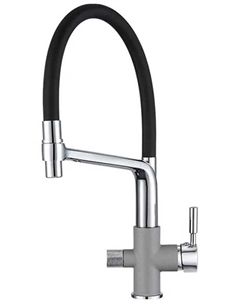 Смеситель для кухни Granula GR-0075 (алюминиум)