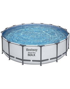 Бассейн Steel Pro Max 5612Z BW 488х122 см, 19480 л Bestway