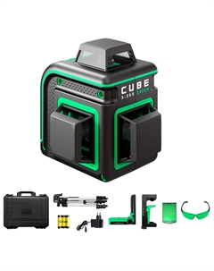 Лазерный уровень CUBE 3-360 GREEN Ultimate Edition (Online product) Ada