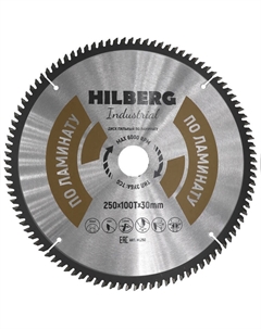 Диск пильный Industrial Ламинат HL250, 250*30*100Т Hilberg