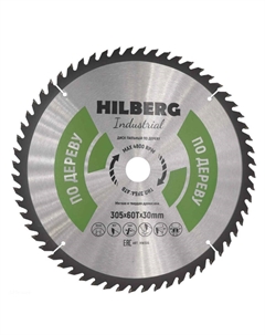 Диск пильный Industrial HW306, дерево, 305*30*60Т Hilberg