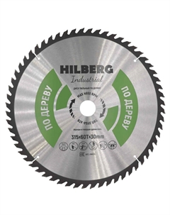 Диск пильный Industrial HW315, дерево, 315*30*60Т Hilberg