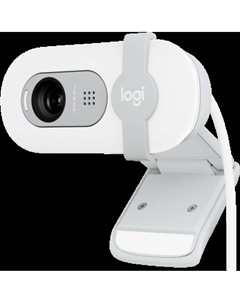 Веб-камера Brio 100, 2 MP, 1920x1080, встроенный микрофон, USB 2.0, белый (960-001617) Logitech