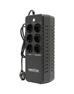 ИБП ЭКСПЕРТ 850, 850VA, 490W, EURO, розеток - 6, черный (EX85102) Импульс