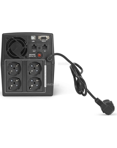 ИБП ЮНИОР СМАРТ 2200, 2200 В·А, 1.32 кВт, EURO, розеток - 4, USB, черный (JS22223) Импульс