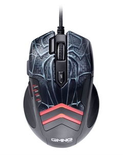 Мышь проводная XM007, 10000dpi, оптическая светодиодная, USB, черный (1651285) Gmng