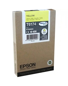 Картридж для струйного принтера T6174 Yellow (C13T617400) Epson