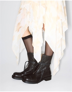 Высокие ботинки черного цвета 2mood