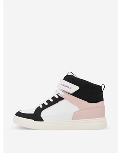 Кеды для девочек Board Mid, Белый Demix