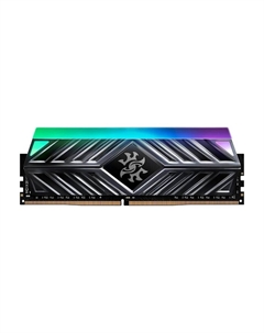 Оперативная память Adata XPG Spectrix D41 RGB, 8 Гб (1x8Гб), DDR4, 3200 МГц, CL16-20, AX4U32008G16A-ST41, серый