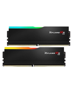 Оперативная память G.SKILL Ripjaws M5 RGB 64 Гб (2 x 32 Гб), DDR5, 6400 МГц, F5-6400J3239G32GX2-RM5RK, черный G.skill