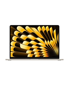 Ноутбук Apple MacBook Air 15" M3, 24 ГБ/512 ГБ, 8 CPU/10 GPU, Starlight, английская клавиатура