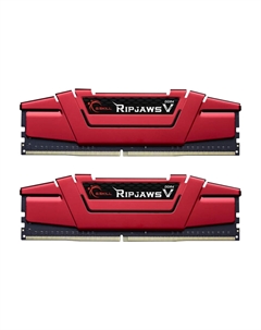 Оперативная память G.SKILL Ripjaws V, 16 Гб DDR4 (2x8 Гб), 3000 МГц, CL16, F4-3000C16D-16GVRB, красный G.skill