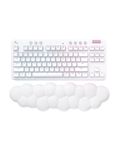 Клавиатура игровая беспроводная Logitech G715, Clicky Switches (GX Blue), белый, английская раскладка